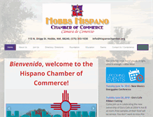 Tablet Screenshot of hispanochamber.org